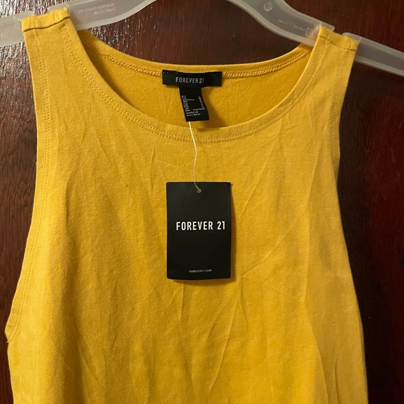 Solid Round Neck Fitted Tank Bodysuit - Picture 2 of 5